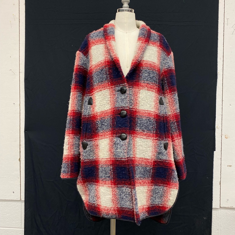 Isabel Marant Étoile plaid coat